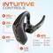 Delton K130 Wireless Computer Headset Bluetooth Earpiece with Noise Canceling Microphone and Case DBHK130 - alternate 2